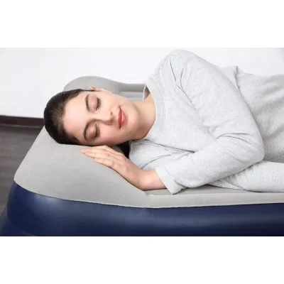 Bestway Queen Air Mattress 80" x 60" x 22" / 2.03m x 1.52m x 56cm with Built-in AC Pump